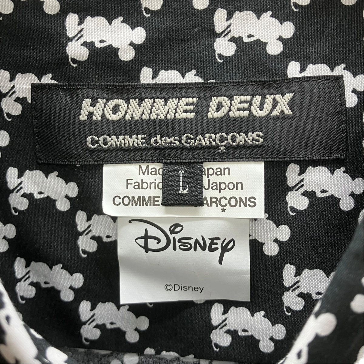 COMME des GARCONS HOMME DEUX×Disney 長袖シャツ 古着・中古-4枚目のアイテム画像