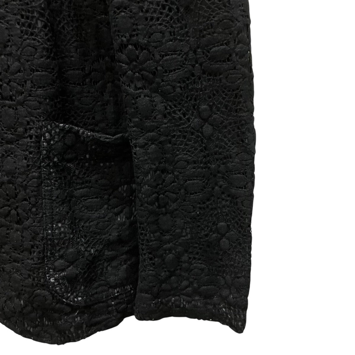 COMME des GARCONS HOMME PLUS 12SS 製品染めレーステーラードジャケット 古着・中古-3枚目のアイテム画像