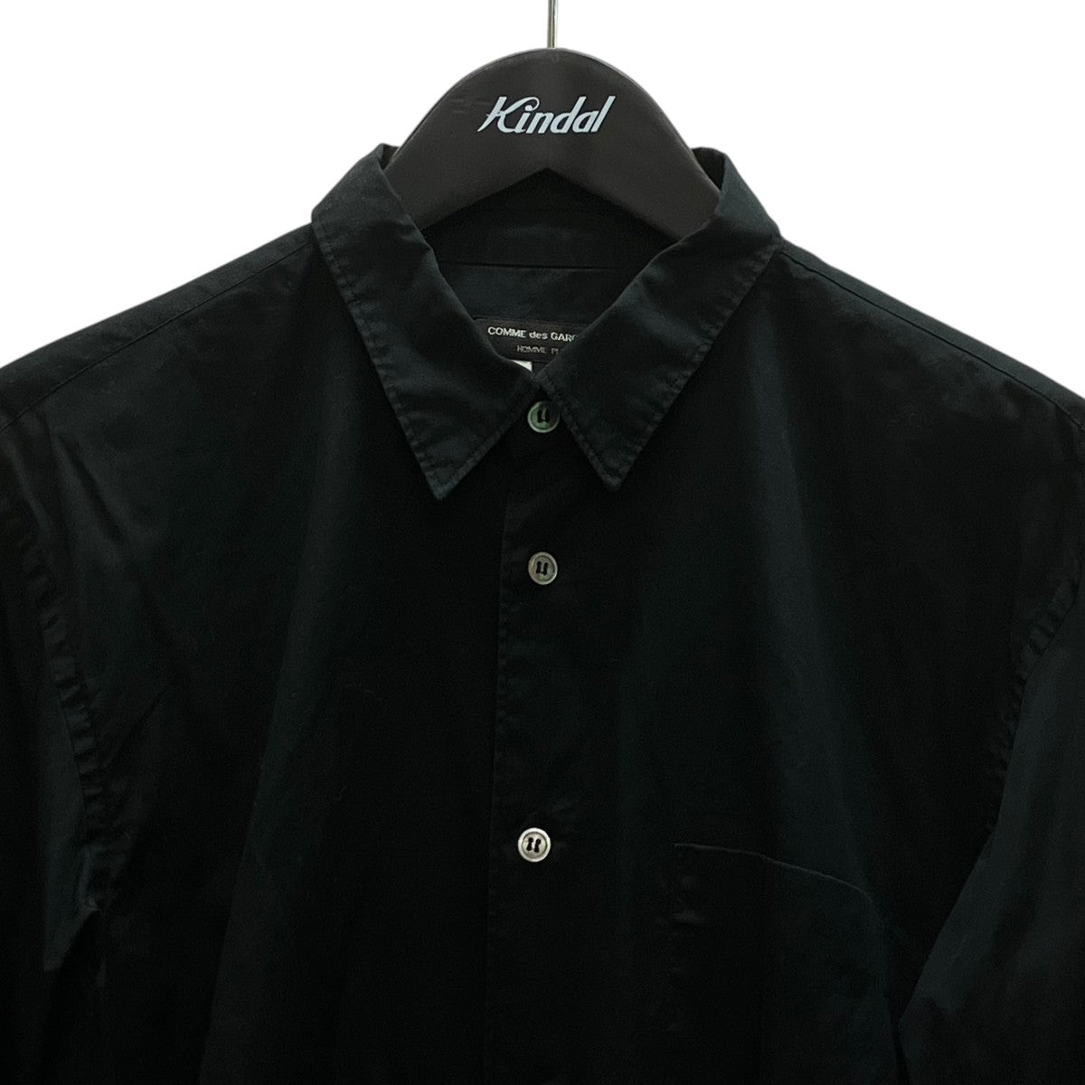 COMME des GARCONS HOMME PLUS 19AW 綿ブロード袖ギャザー長袖シャツ 古着・中古-2枚目のアイテム画像