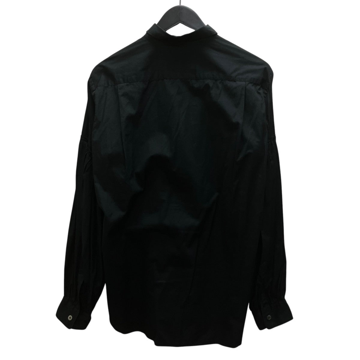 COMME des GARCONS HOMME PLUS 19AW 綿ブロード袖ギャザー長袖シャツ 古着・中古-3枚目のアイテム画像