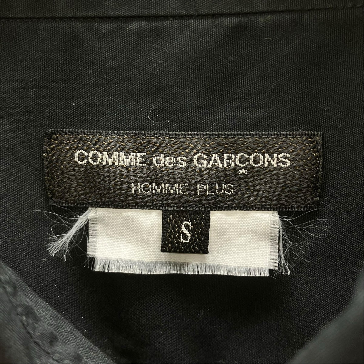 COMME des GARCONS HOMME PLUS 19AW 綿ブロード袖ギャザー長袖シャツ 古着・中古-4枚目のアイテム画像