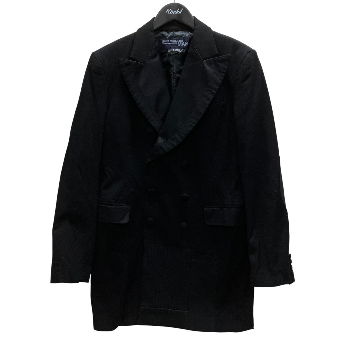 JUNYA WATANABE MAN 15AW パッチワーク製品染めダブルチェスターコート 古着・中古-1枚目のアイテム画像