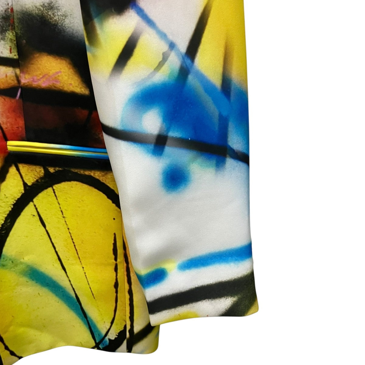 OFFWHITE×FUTURA 20SS 総柄グラフィックオーバーテーラードジャケット 古着・中古-5枚目のアイテム画像