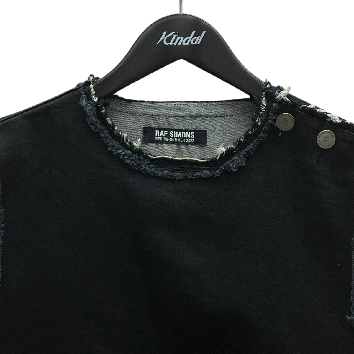 RAF SIMONS 23SS カットオフコットンベスト 古着・中古-2枚目のアイテム画像