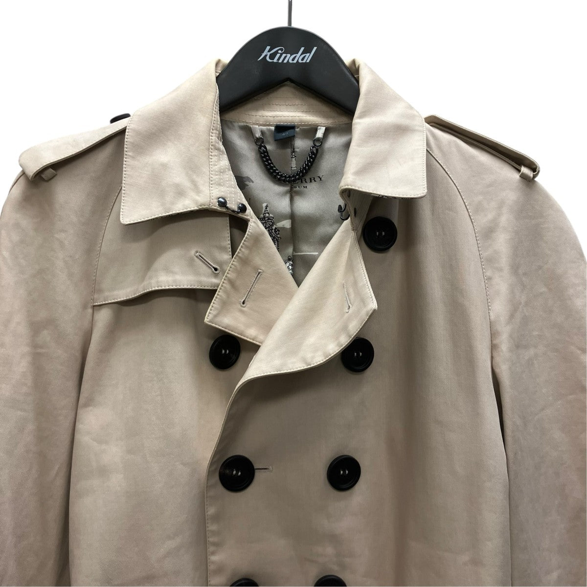 BURBERRY PRORSUM マルチボタントレンチコート 古着・中古-2枚目のアイテム画像