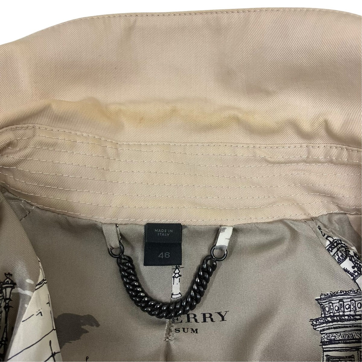 BURBERRY PRORSUM マルチボタントレンチコート 古着・中古-5枚目のアイテム画像