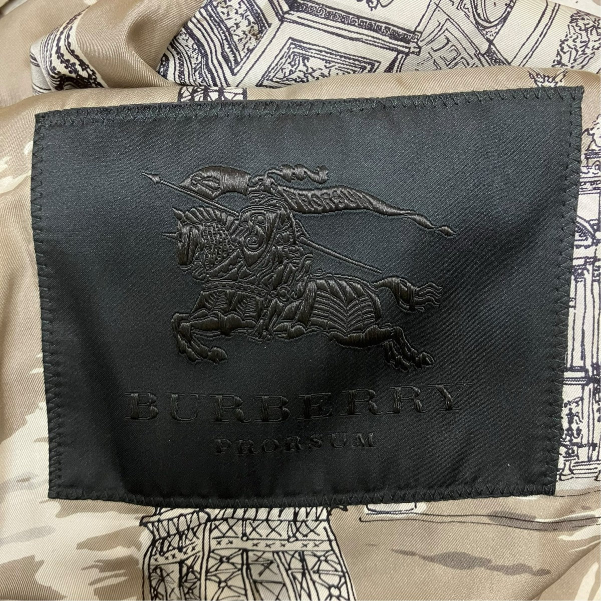 BURBERRY PRORSUM マルチボタントレンチコート 古着・中古-6枚目のアイテム画像