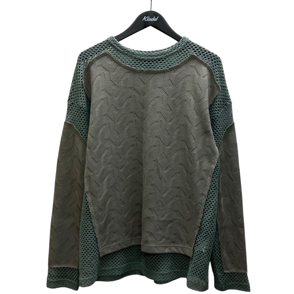 ANDERSSON BELL LAYERED CREW-NECK SWEATERレイヤードニット 古着・中古-1枚目のアイテム画像