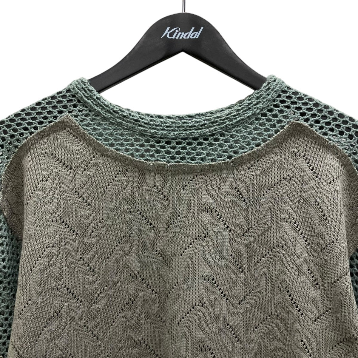 ANDERSSON BELL LAYERED CREW-NECK SWEATERレイヤードニット 古着・中古-2枚目のアイテム画像