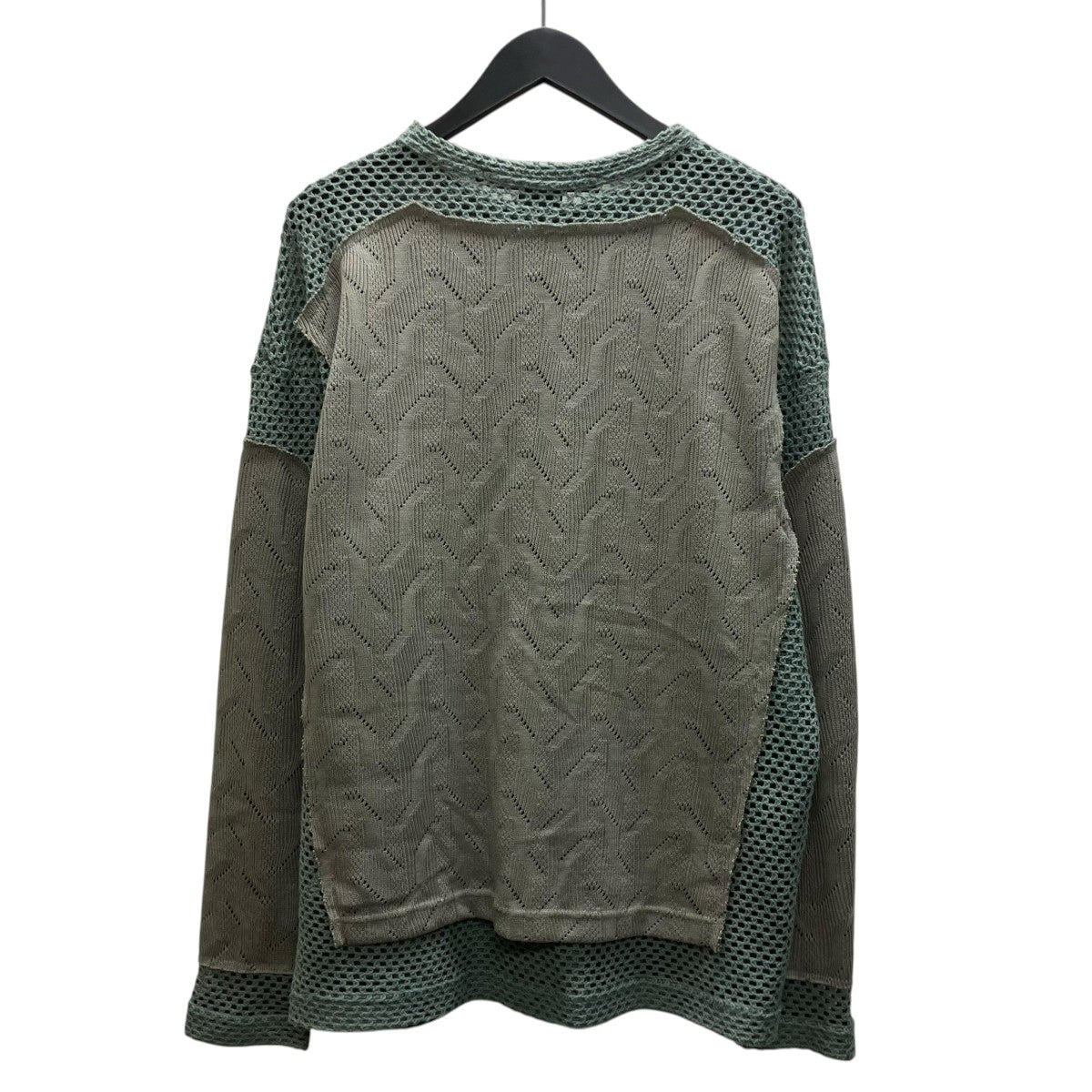 ANDERSSON BELL LAYERED CREW-NECK SWEATERレイヤードニット 古着・中古-3枚目のアイテム画像