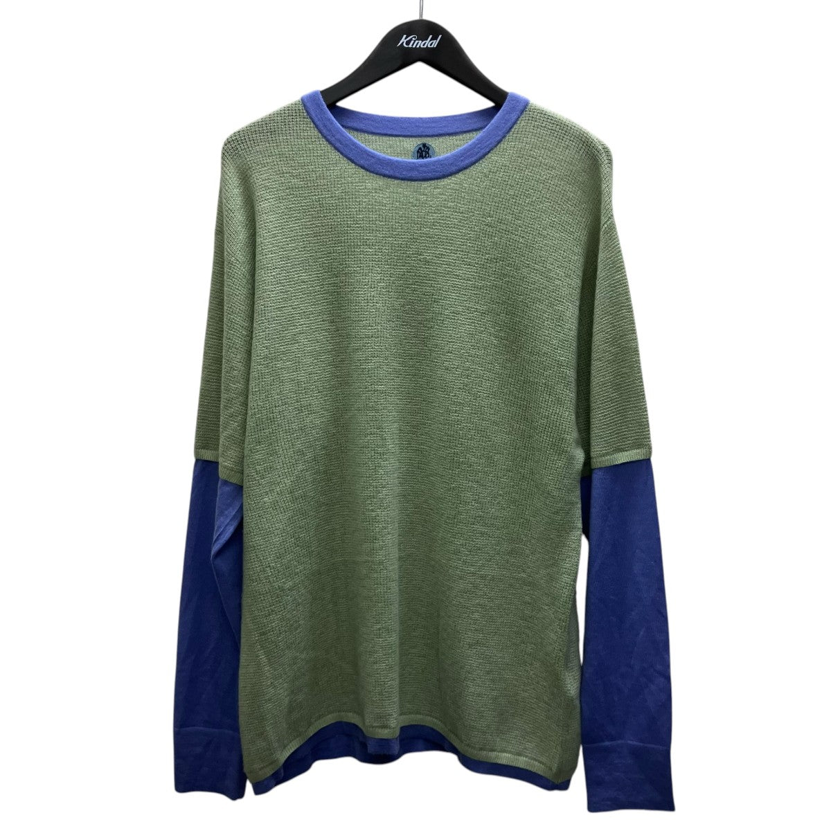 adrian cashmere Double Layerカシミヤニット 古着・中古-1枚目のアイテム画像