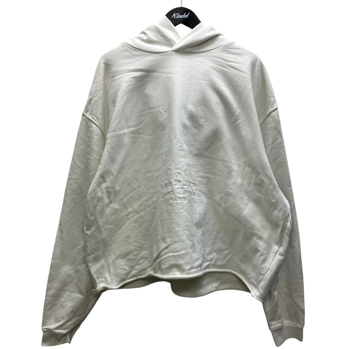 Maison Margiela クロップド丈プルオーバーパーカー 古着・中古-1枚目のアイテム画像