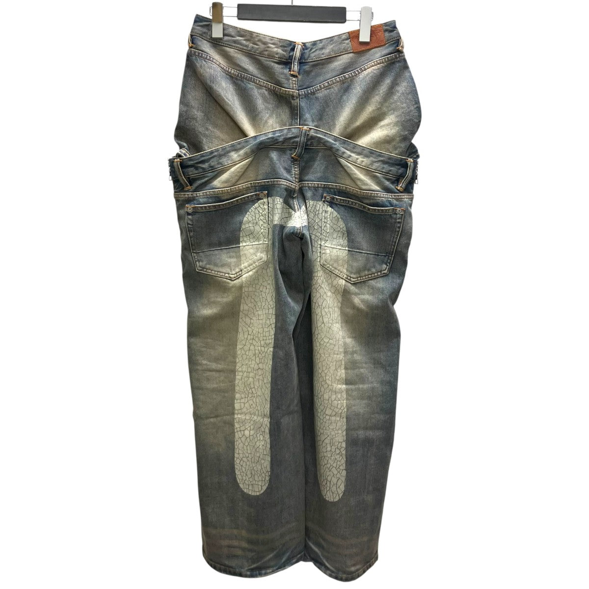 EVISU 「Double Waistband Jeans」ダブルウエストバンドジーンズ2ESHTW6JE4068STDN 古着・中古-2枚目のアイテム画像