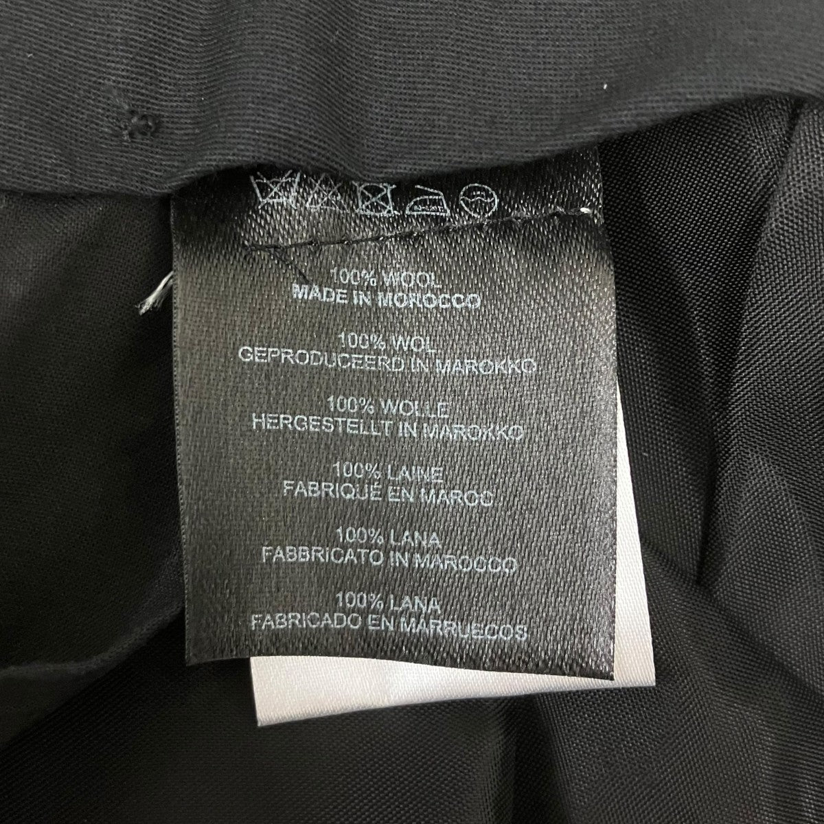 DRIES VAN NOTEN(ドリスヴァンノッテン) ワイドスラックス ブラック