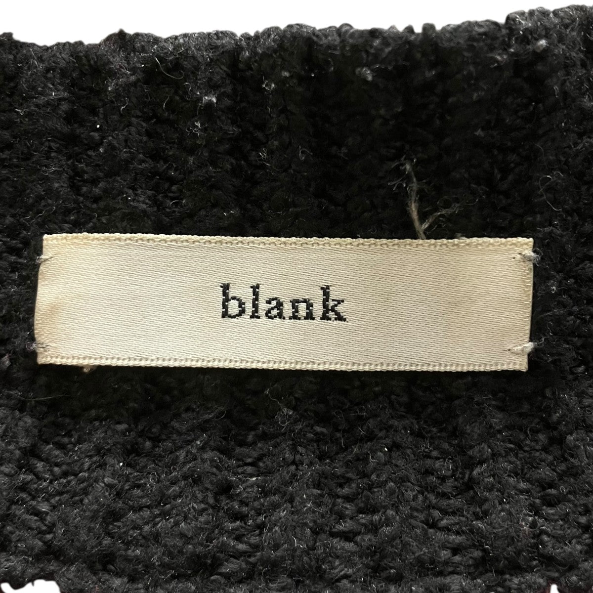 BLANK ダメージニットカーディガン 古着・中古-4枚目のアイテム画像