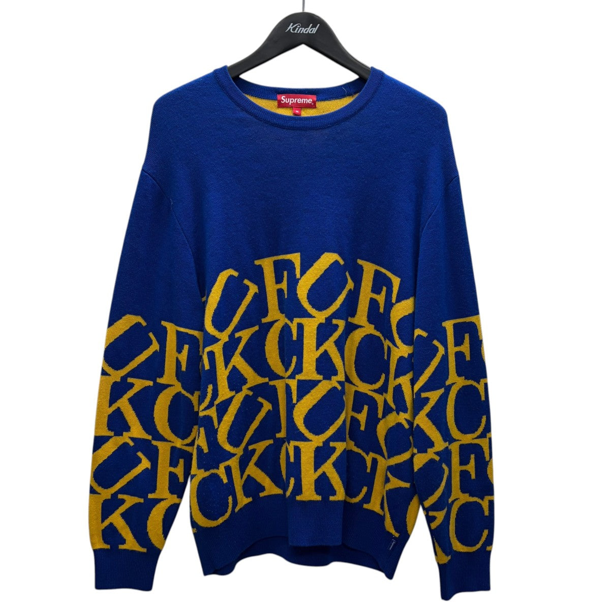 Supreme Fuck Sweaterクルーネックニット 古着・中古-1枚目のアイテム画像