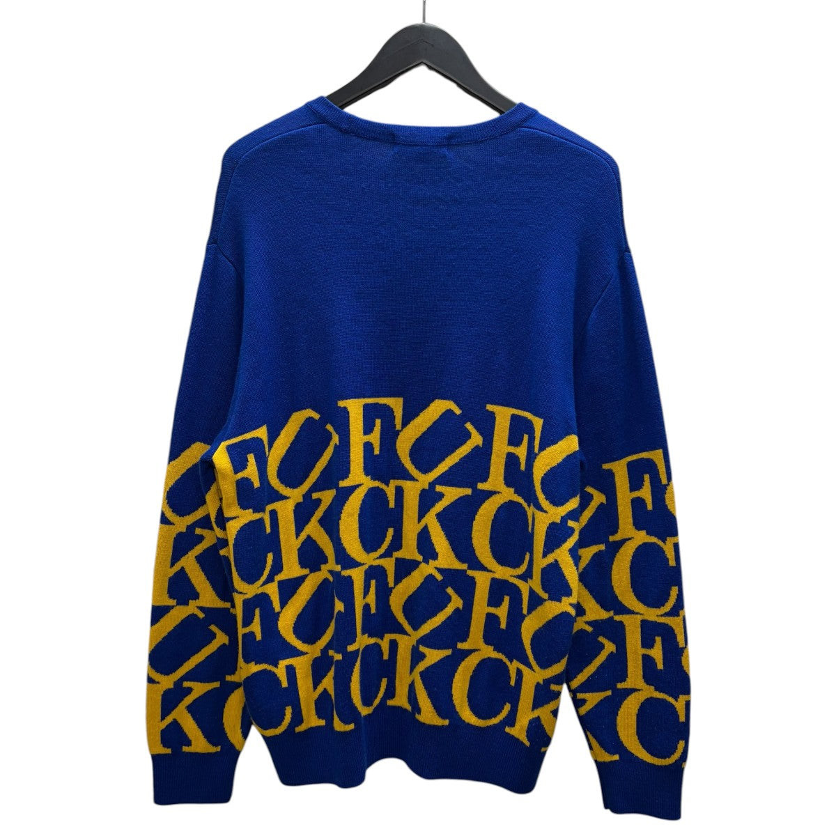 Supreme Fuck Sweaterクルーネックニット 古着・中古-3枚目のアイテム画像