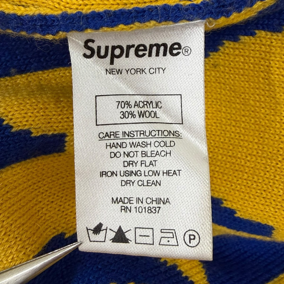 Supreme Fuck Sweaterクルーネックニット 古着・中古-5枚目のアイテム画像