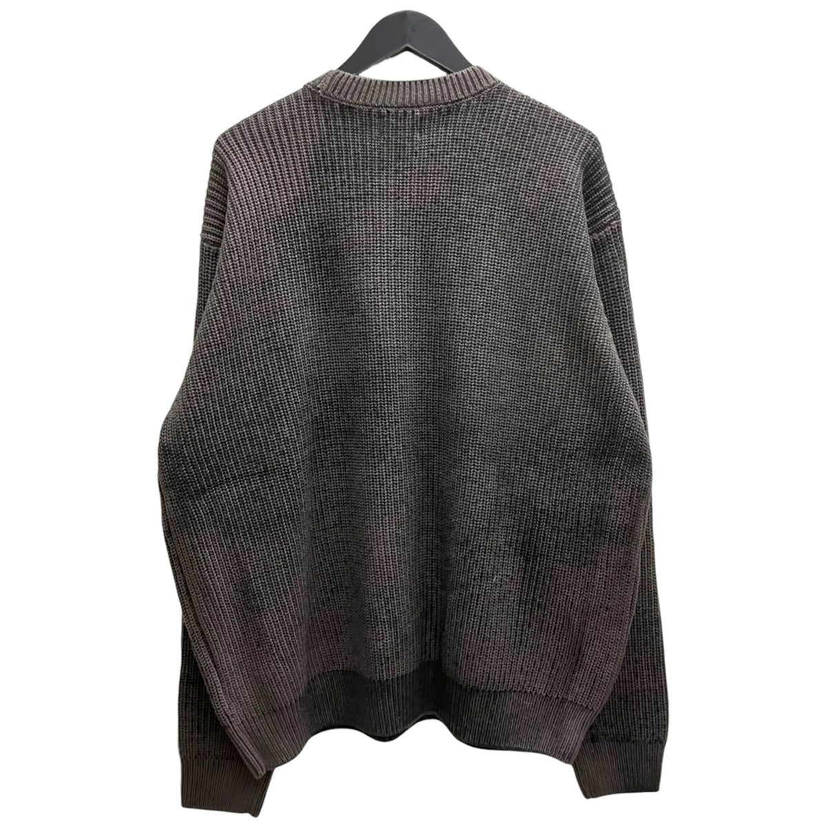 OBEY 「SPRAY EFFECT SWEATER」クルーネックニット 古着・中古-2枚目のアイテム画像