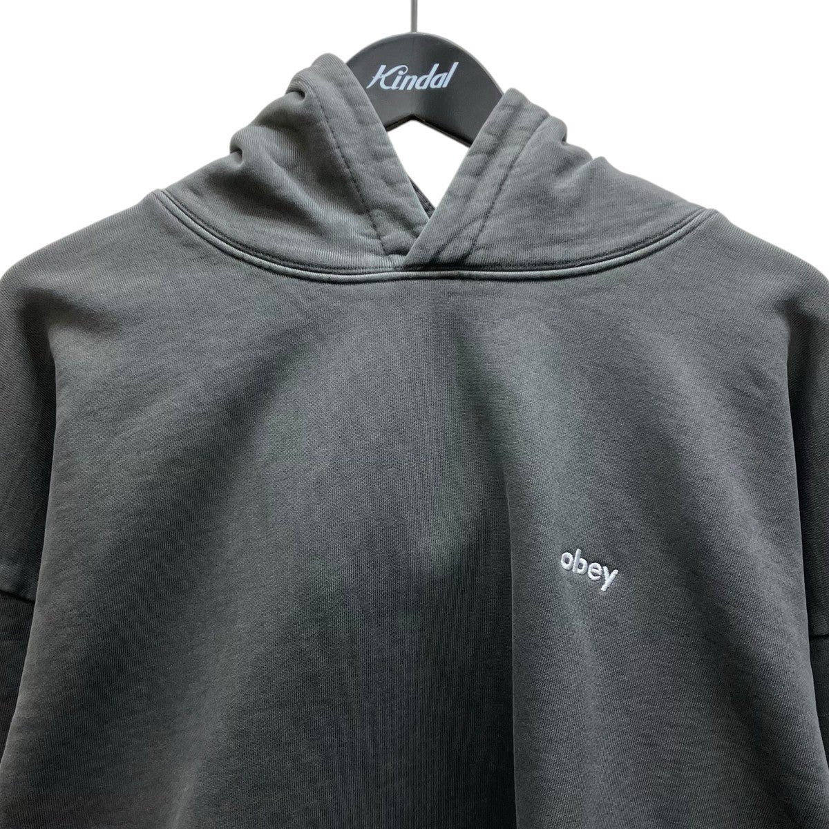 OBEY LOWERCASE PIGMENT HOODプルオーバーパーカー 古着・中古-2枚目のアイテム画像