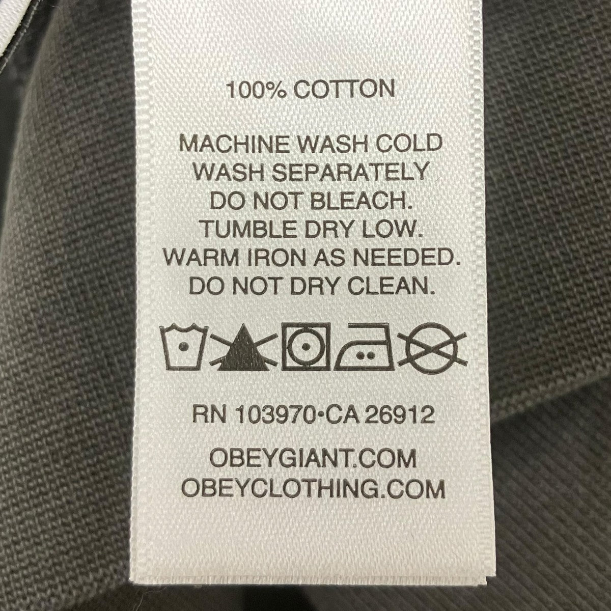 OBEY LOWERCASE PIGMENT HOODプルオーバーパーカー 古着・中古-5枚目のアイテム画像