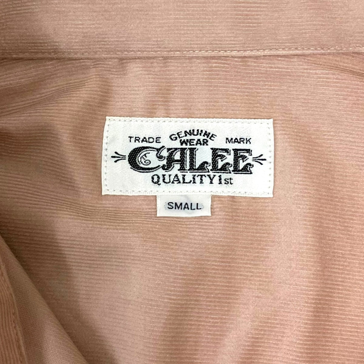 CALEE 26AW「CORDUROY L S SHIRT」長袖コーデュロイシャツCL-26AWSH003 古着・中古-5枚目のアイテム画像