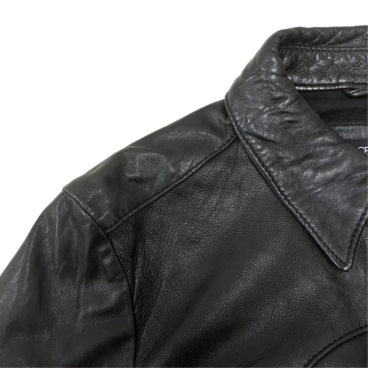 DOLCE ＆ GABBANA レザーウエスタンシャツ 古着・中古-6枚目のアイテム画像