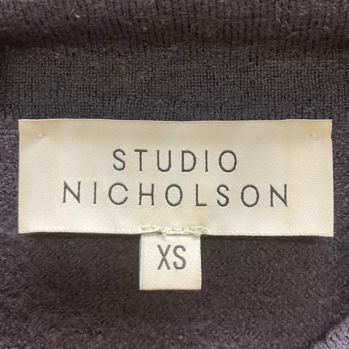STUDIO NICHOLSON TENSA タートルネックニット 古着・中古-4枚目のアイテム画像