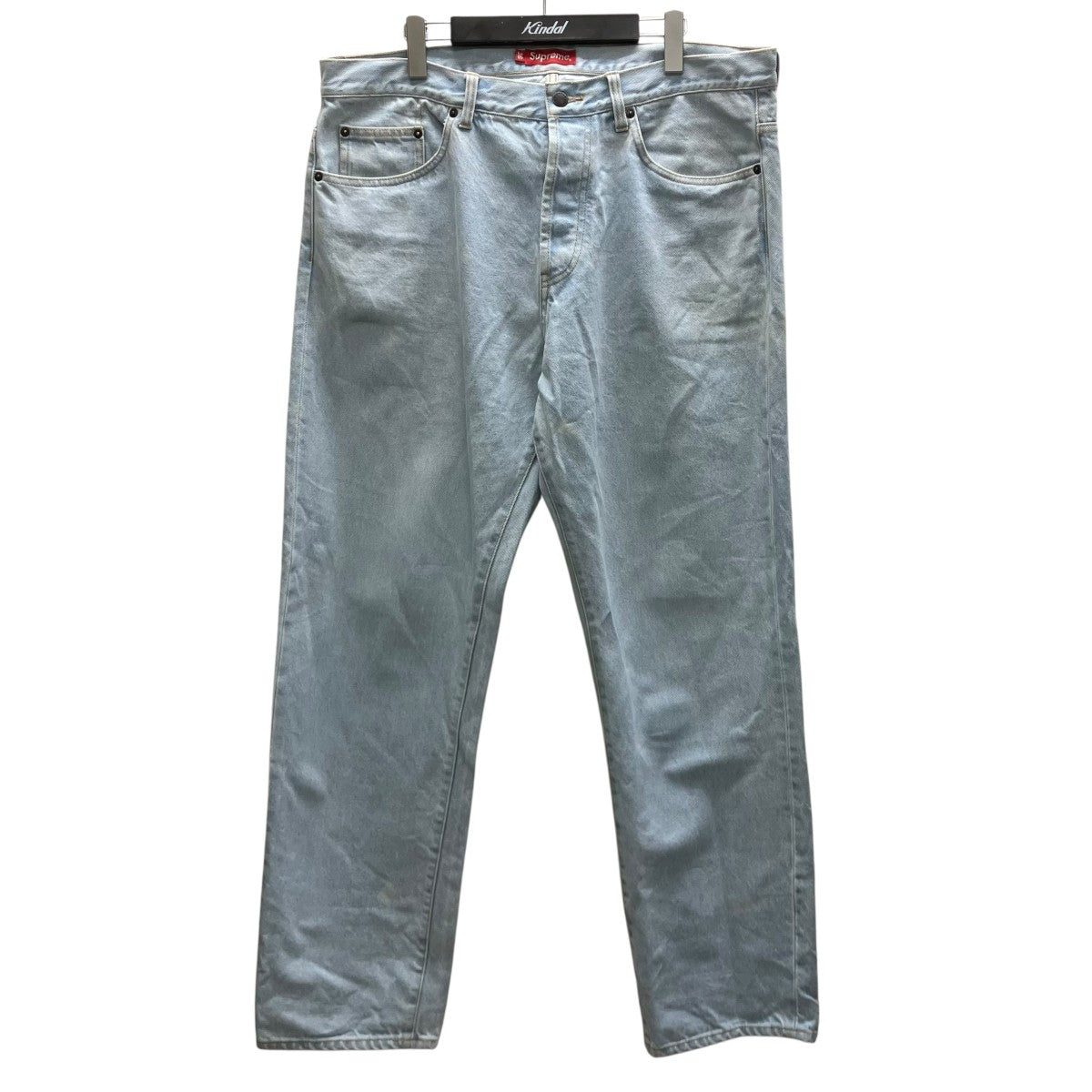 Supreme Star Logo Denim Pantsスターパッチデニムパンツ 古着・中古-1枚目のアイテム画像