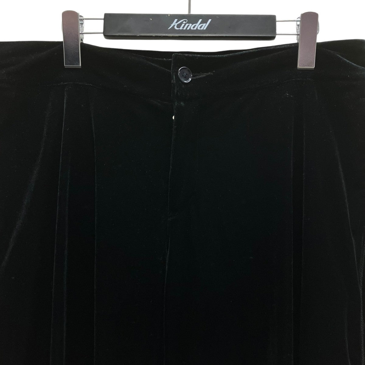 SADE Low-rised Wide Velvet Jersey ベロアパンツ 古着・中古-2枚目のアイテム画像