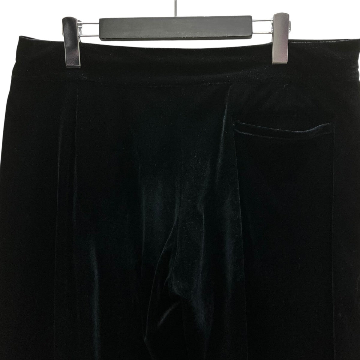 SADE Low-rised Wide Velvet Jersey ベロアパンツ 古着・中古-4枚目のアイテム画像