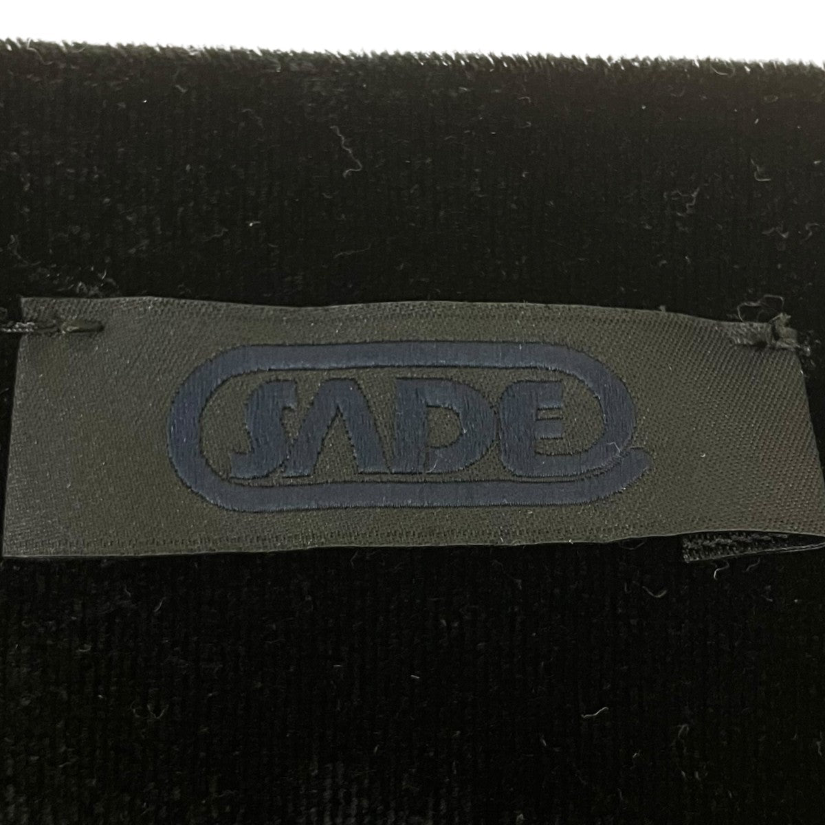 SADE Low-rised Wide Velvet Jersey ベロアパンツ 古着・中古-6枚目のアイテム画像