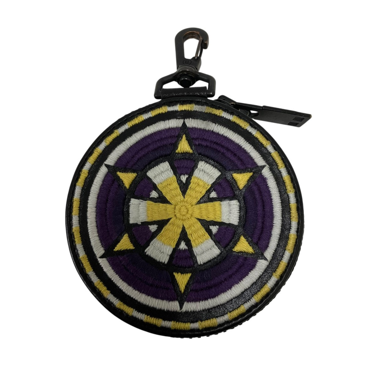 blackmeans コンパス刺繍 レザー コインケース 古着・中古-2枚目のアイテム画像