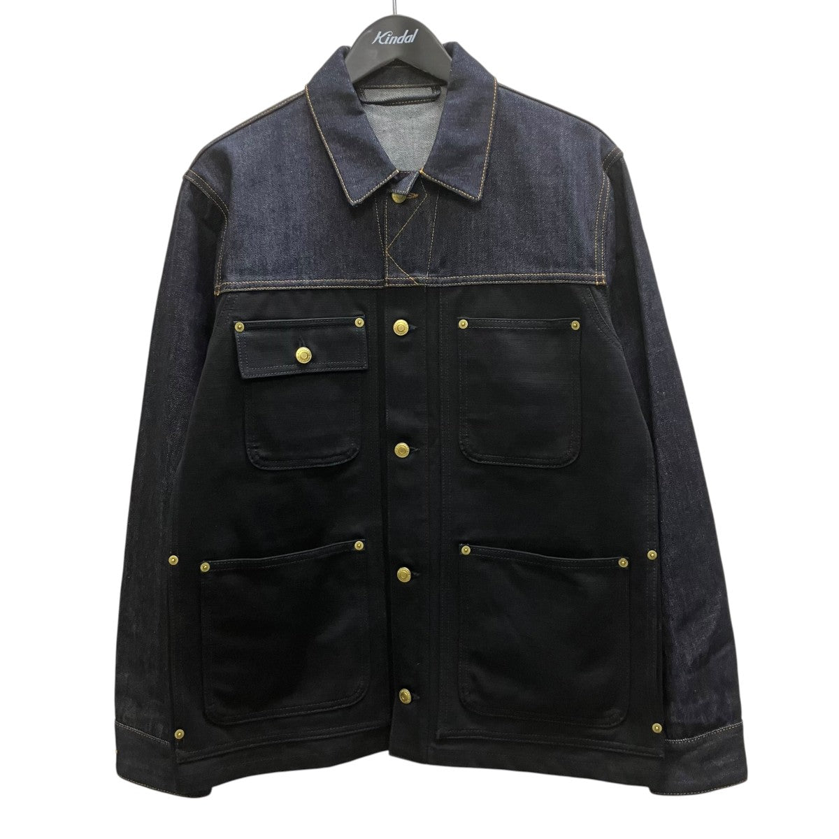 ALEXANDER McQUEEN ドッキングデニムジャケット 古着・中古-1枚目のアイテム画像