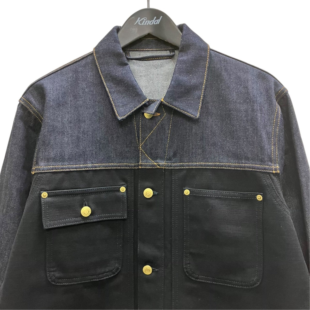 ALEXANDER McQUEEN ドッキングデニムジャケット 古着・中古-3枚目のアイテム画像