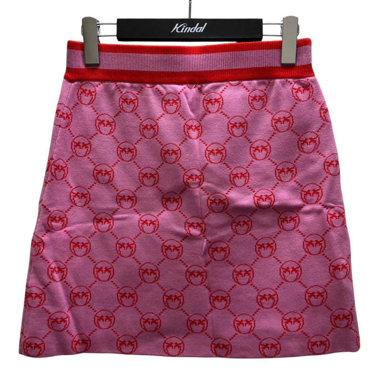 PINKO JACQUARD MONOGRAM ジャカードモノグラムミニスカート 古着・中古-1枚目のアイテム画像
