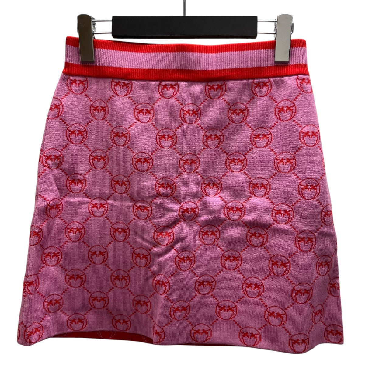 PINKO JACQUARD MONOGRAM ジャカードモノグラムミニスカート 古着・中古-2枚目のアイテム画像