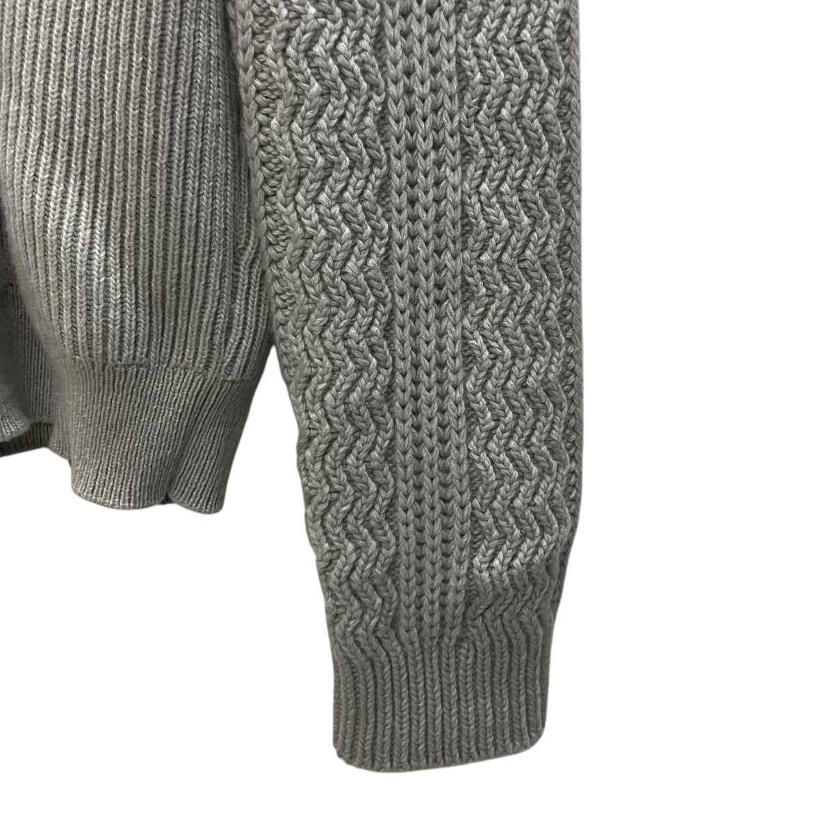 HERMES 切替カシミヤニット 古着・中古-3枚目のアイテム画像