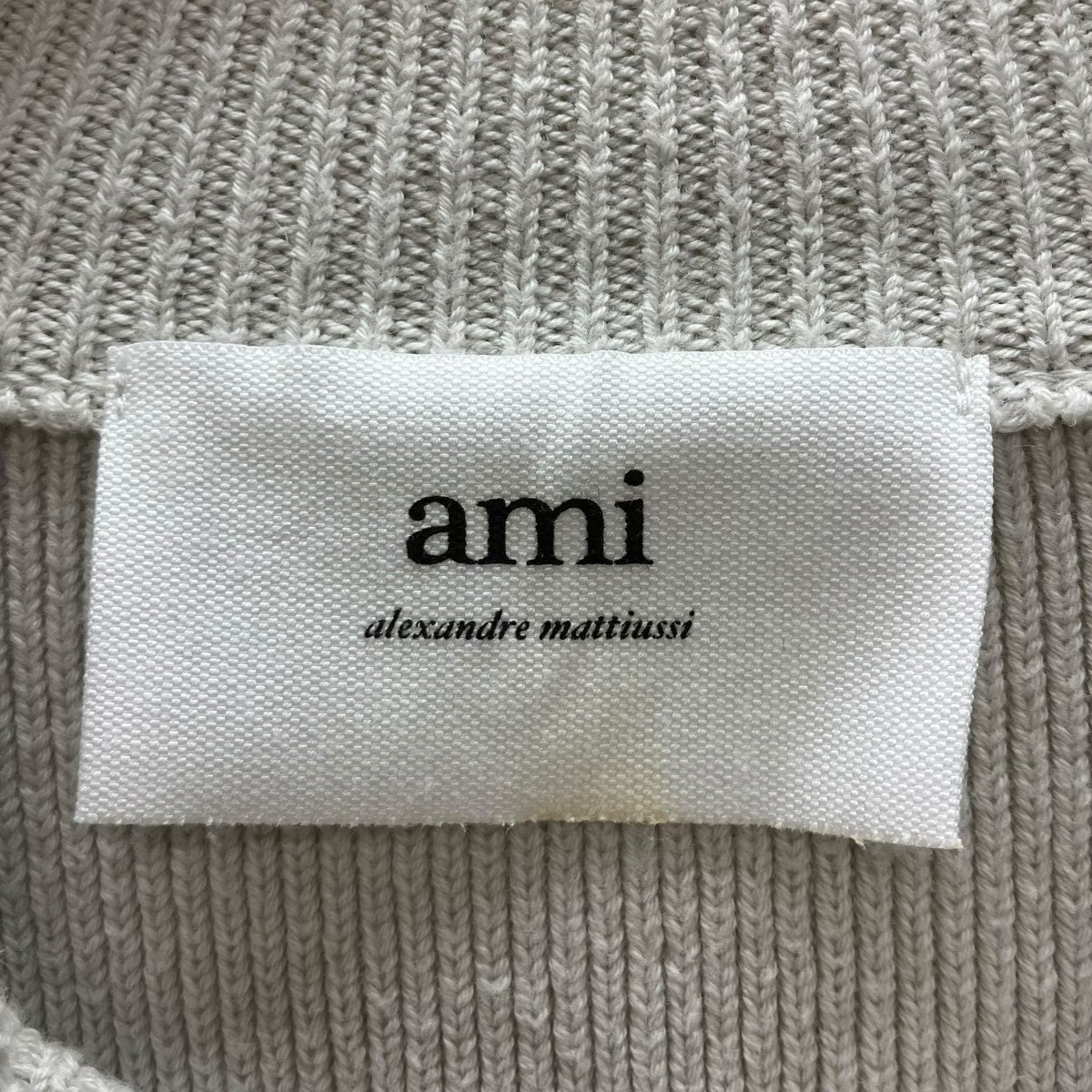 AMI Alexandre Mattiussi クルーネックニット 古着・中古-4枚目のアイテム画像