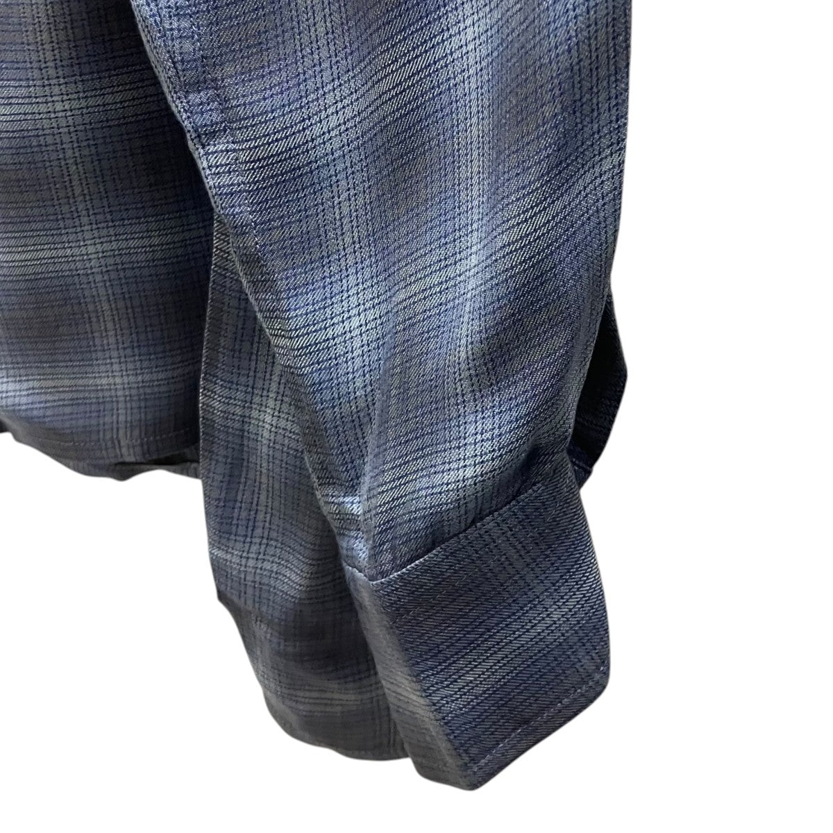 YOKE 26AW Modal Plaid Open Collar Shirt オープンカラーチェックシャツ 古着・中古-3枚目のアイテム画像
