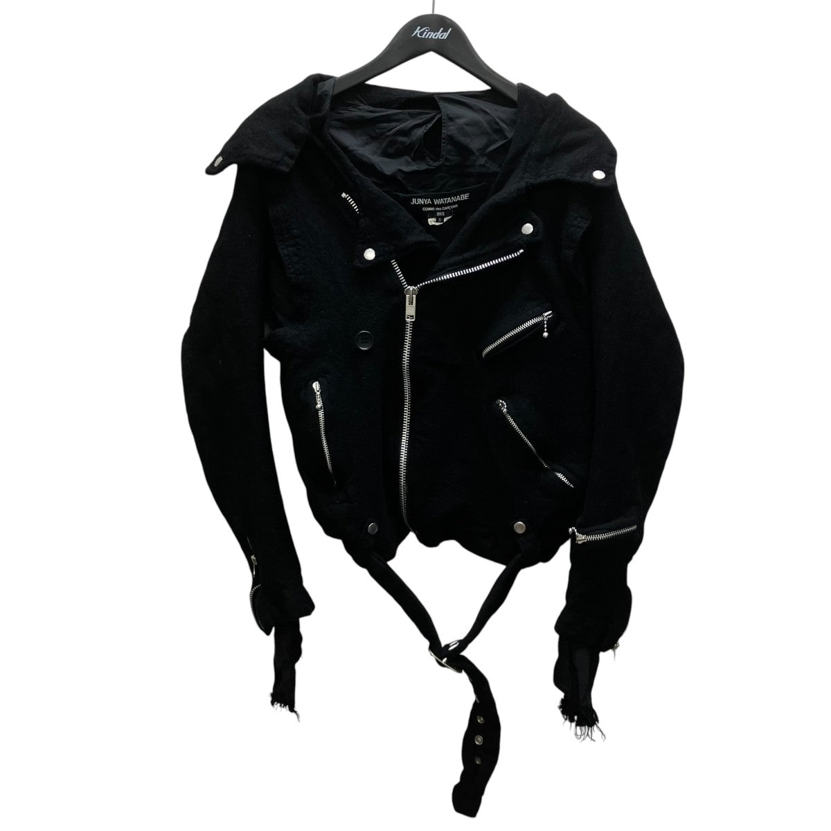 JUNYA WATANABE ウール縮絨ライダースジャケット 古着・中古-1枚目のアイテム画像