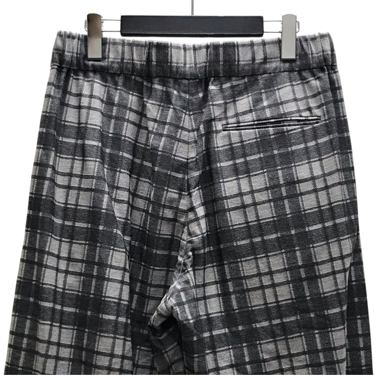KANEMASA PHIL． Check Jersey Wide Slacks チェックパンツ 古着・中古-4枚目のアイテム画像