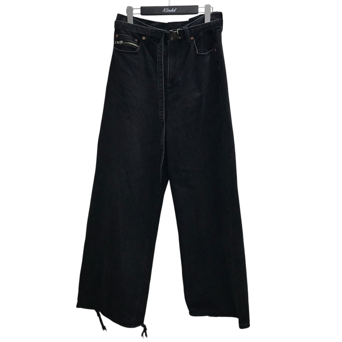 sacai ベルテッドデニムパンツ 古着・中古-1枚目のアイテム画像