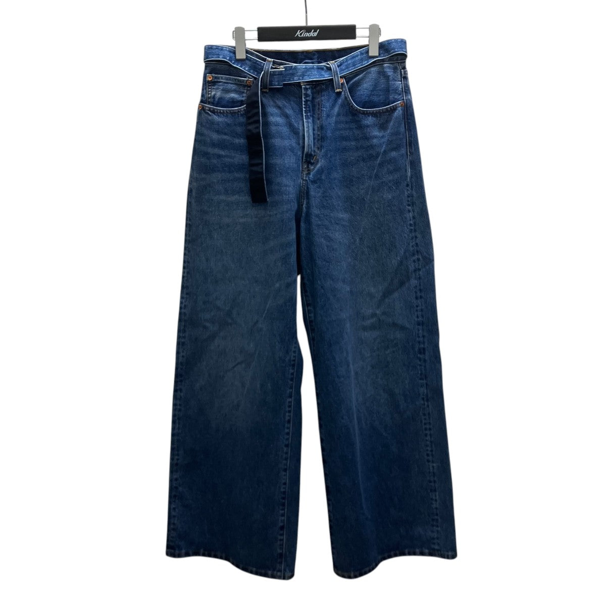 sacai×LEVI’S ベルテッドバギーデニムパンツ 古着・中古-1枚目のアイテム画像