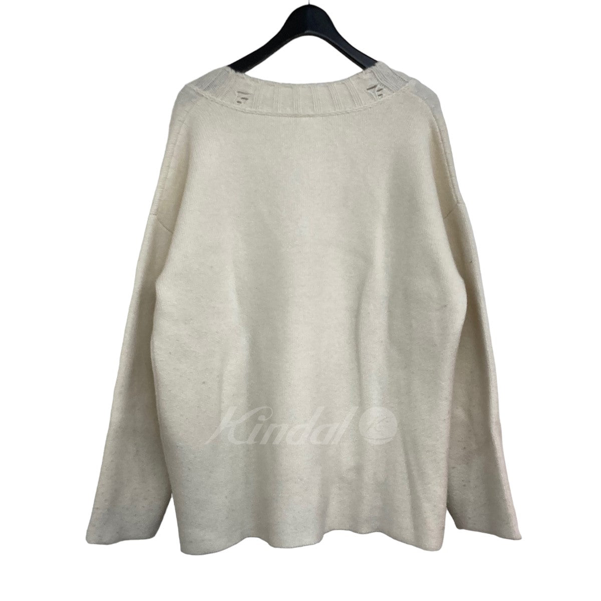 CITYSHOP(シティショップ) 2022AW 「BROKEN V-NECK」 Vネックニット