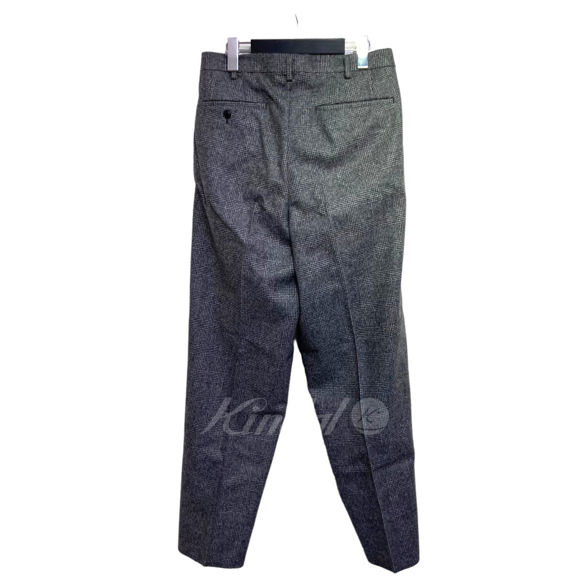 HEUGN(ユーゲン) 「George Glen Check Flanne」 ２タックウールスラックス TROUSER033 グレー サイズ 1｜【公式】カインドオルオンライン  ブランド古着・中古通販【kindal】