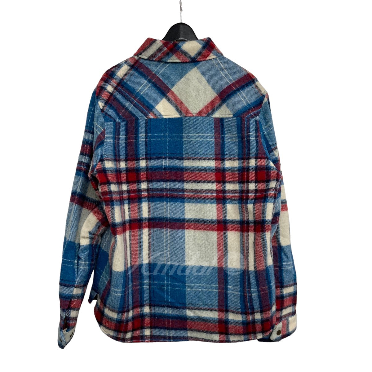 WE11DONE(ウェルダン) 「Blue WD Check Anorak Wool Shirt」 シャツ ...