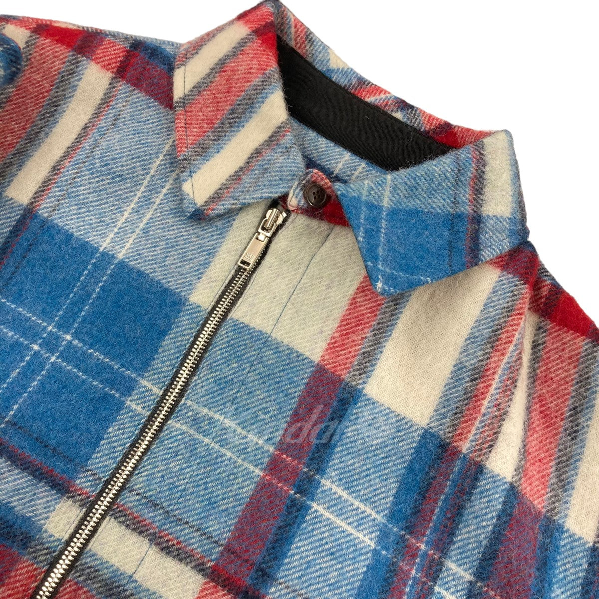 WE11DONE(ウェルダン) 「Blue WD Check Anorak Wool Shirt」 シャツ ...