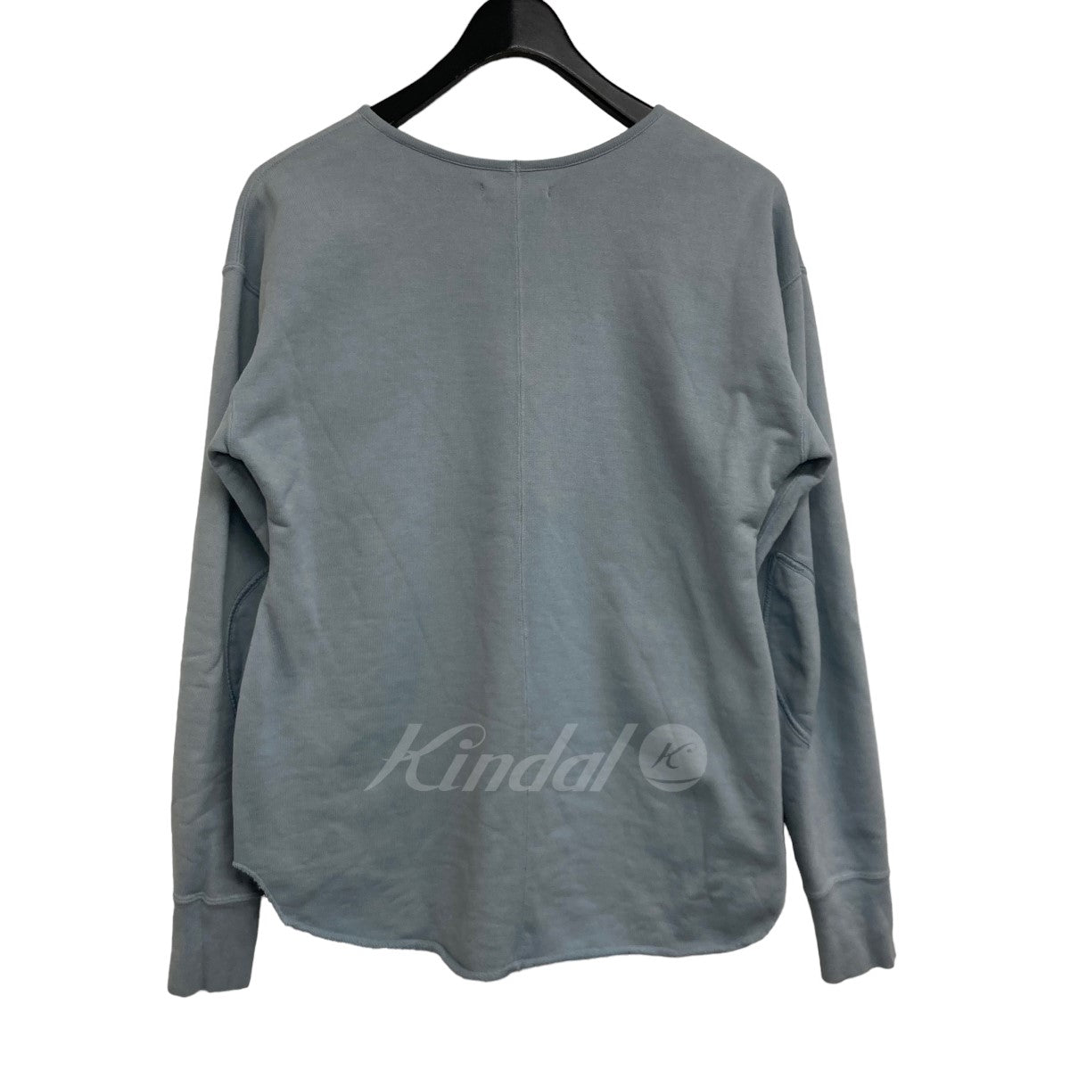 「Defatted Fleece SWEAT PULLOVER」 エルボーパッチスウェット