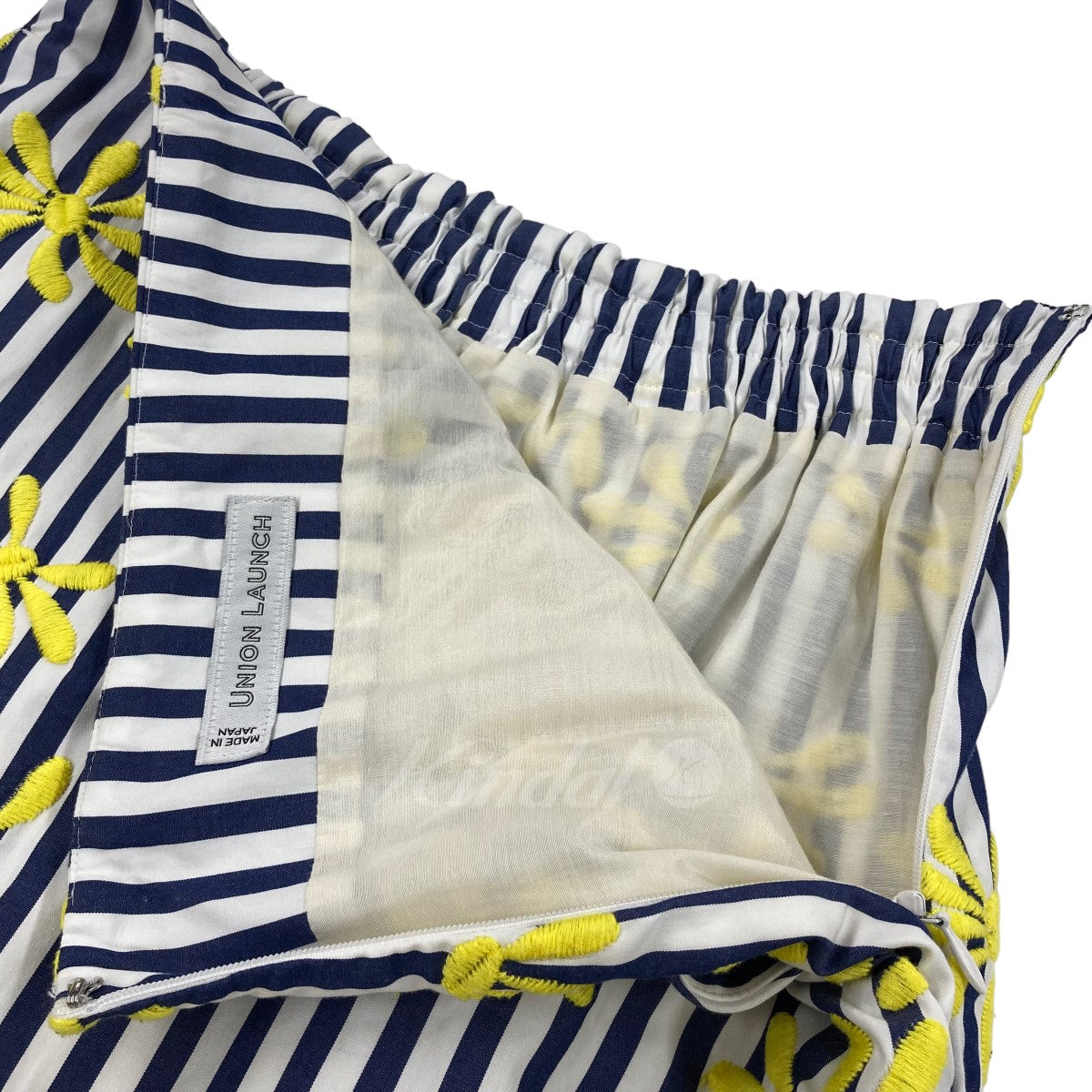 RonHerman別注 「Embroidery Stripe Skirt」 ストライプスカート